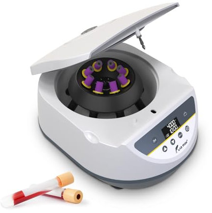 LABFISH Centrifugeuse De PRP Capacité 8x2ml/5ml/10ml/15ml Tube à Essai Contrôle De La Vitesse 500-5000r/min Max 3074xg RCF Gamme De Minuterie Pour Médical/Sang/Sérum/Plasma