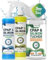 CPAP Reinigungsset, Reinigungsspray Set 500ml - Konzentrat 500ml Silikon-Reiniger, 100x Reinigungstücher CPAP, Kunststoffreiniger, Mapeau (3er Reinigungsset)