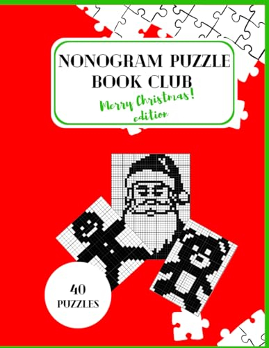 Nonogram Puzzle Book CLUB Merry Christmas! edition: 40 medium size japanese logic puzzles