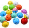 JIMCOM Jingle Bells – 10 Stück, 40 mm, bunte Metallglocken für Heimwerker, Festival, Zuhause, Weihnachtskranz, Dekoration (mehrfarbig)