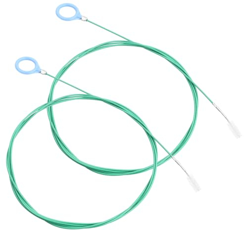 Rapidbok 2 Pcs 3m Tube Brosse de Nettoyage, Brosse de Vidange de Nettoyage Extra Longue Flexible Fil Tuyau Outil, pour Voiture Toit Ouvrant Réservoir de Carburant Réfrigérateur Système de Filtre