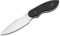 BÖKER PLUS® Trailmate - feststehendes Fahrtenmesser mit Nitro-V Droppoint Klinge - Bushcraft-, Camping- & Outdoor-Messer mit G10 Griff schwarz - Full-Tang Messer mit Lederscheide quer & Geschenk-Box