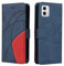 for Motorola Moto E14 / G04 / G24 Case Premium Flip Wallet Phone Case Cover Shockproof PU Leather Stand View Bookstyle Case Silicone Bumper Business Phone Case for Motorola Moto E14 / G04 / G24- Blue