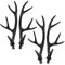 PACKOVE 2paare Rehgeweih Kopfbedeckung Für Halloween Kostüm Zubehör Für Partydekoration Leichte Bruchsichere Antlers Für Kreative Handarbeiten Für Kostüme Cosplay Festlichkeiten