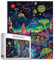 1000 Stück Puzzles für Erwachsene Graffitic Planet Malerei Jigsaw Puzzle Bergwald 1000 Stück Puzzles Spiel Seifenblasen Tier Tropische Pflanzen DIY Craft Puzzle Kunst Zimmer Wanddekoration Geschenk