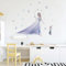 Wandtattoo Prinzessin Wandsticker, Abnehmbare Wandaufkleber für Kinderzimmer Wandaufkleber Selbstklebend Wandtattoo Wanddeko für Mädchen Babyzimmer Schlafzimmer Wohnzimmer (60 x 30cm)