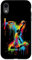 Hülle für iPhone XR Basketball Slam Dunk Splash Farbe Sport