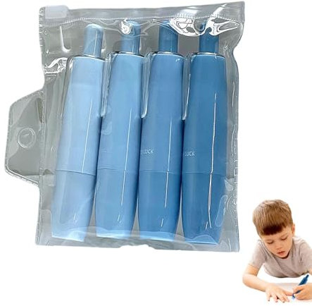 Adorable Refillable White Out Pen, 4x Retractable Correction Tape Pen, Double Sided Correction Tape Pen, White Out Correction Tape Pen, Adhesive Correction Tape Type Press Glue Pen for School Home