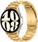 Anlinser Kompatibel mit Samsung Galaxy Watch 7/6/5/4/FE Armband 44mm 40mm 6 Classic Armband 43mm 47mm, Kein Gap Metal -Ersatzarmband Kompatibel mit Galaxy Watch 5 Pro/4 Classic, 20MM, Gold