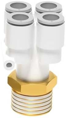 LZZYFPX Raccord pneumatique Rapide à Quatre Tubes en Y(KQ2UD8-01)