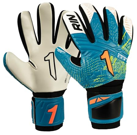 Rinat Guante de Portero Fiera Training, Verde/Naranja, Unisex Niños