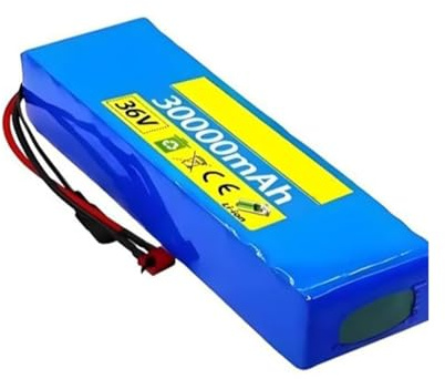 36V 30Ah E-Bike-Akku 10S2P Lithium-Ionen-Akku Für Elektrofahrräder Inklusive 42V 2A Ladegerät Ersatz-Lithium-Akku Für Elektroscooter T
