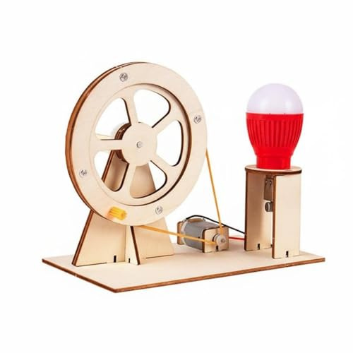 Gralara Kit Generatore Eolico Fai da Te Colorabile Mini Generatore Eolico Elettrico Giocattolo Educativo per Studenti, Bambini, Progetti Scolastici, Casa