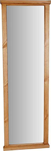 MiaMöbel Spiegel Mexico Möbel 62x190x4,4 cm Landhausstil Glas Massivholz Pinie Honig