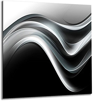 Crédence de cuisine en verre trempé résistant à la chaleur, 60 x 65 cm, design n° 1735.