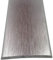 Grandismo® Prestige Stick-Down Cover Strip - 37mm Width - Tile/Wood/Laminate/Lino Flooring Threshold Plate Trim Metal Floor Door Bar - Brushed Silver