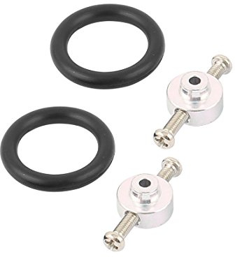 Aexit 2 stücke 2mm Lochdurchmesser RC Propeller Prop Saver Adapter w Black Rubber O Ring (93e9f5e6a9f13951803c44af1a778b09)