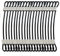 Bytiyar 20 pcs 5.9 inches (15cm) Stainless Steel Wire Rope Lanyard Cable Tether Safety Strap with Braided Steel Rubber Coated and 2 Loops Black