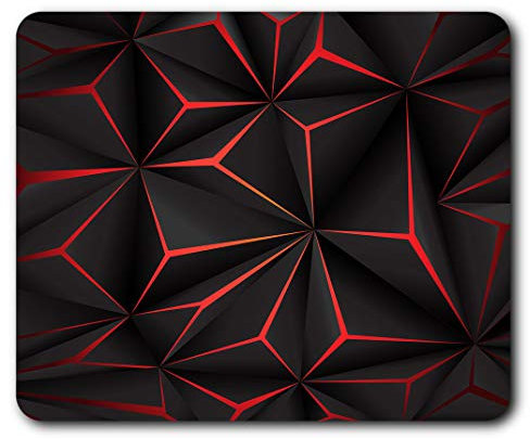 Destination Vinyl ltd Black & Red Futuristic Mouse Mat Pad Computer PC Laptop Gaming Office Home Desk Accessory Gadget 12953