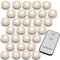 Monzana® Velas Led 30 uds 300h Vela Efecto Llama Mando a Distancia Pilas Incluidas