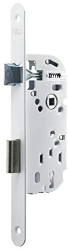 Yale - Cerradura empotrada con Llave, Eje 40 mm, Maletero de 135 mm – Y15R-A40/B/SC – Pestillo Reversible, Caballete Extremidades Redondas – Puerta Interior de Comunicación, Habitación, Oficina –