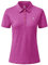YSENTO Poloshirt für Damen Kurzarm T-Shirt Quick Dry Atmungsaktiv Leichte Sommer Golf T Shirts mit Polokragen(Dunkel Rose rot,XL)