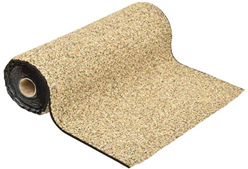 Tidyard Steinfolie für Teichrand und Bachlauf Breite Steinfolie Natur-Sand 500x60 cm