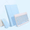 PboyiqiS Keyboard Case for iPad Mini 5 / Mini 4 with Mouse Detachable Wireless Bluetooth Keyboard Pencil Holder Slim Leather Smart Cover for iPad Mini 5th/4th Gen, Sky Blue