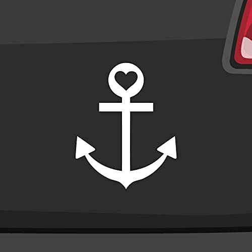 Aufkleber Anker Nordsee Sylt Rügen Sticker Champing Urlaub Segeln JDM Ostsee in 6 Größen und 21 Farben