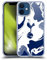 Head Case Designs Officially Licensed Tottenham Hotspur F.C. Blue And White Marble Badge Soft Gel Case Compatible With Apple iPhone 12 Mini