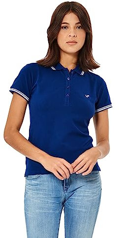 Kaporal - Polo Bleu Femme - Jule - S - Bleu