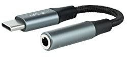 Nanocable Adaptador Audio USB-C/M a Jack/H. Gris