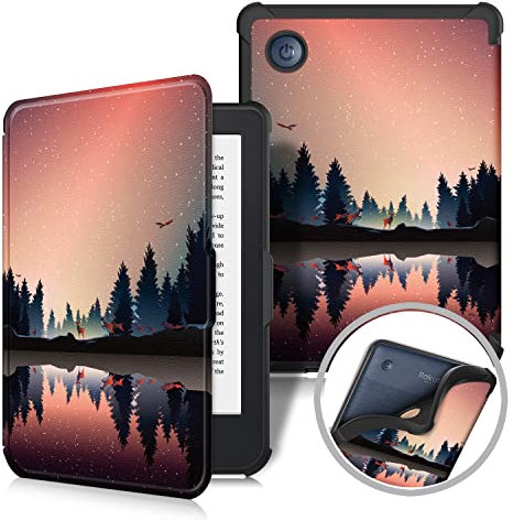 OSXINYIV Tablet Case Cubierta Protectora de la Funda para Kobo Clara 2E 6 Pulgadas eReader 2022, Kobo Clara 2E Case con Auto Sleep/Wake (HH)