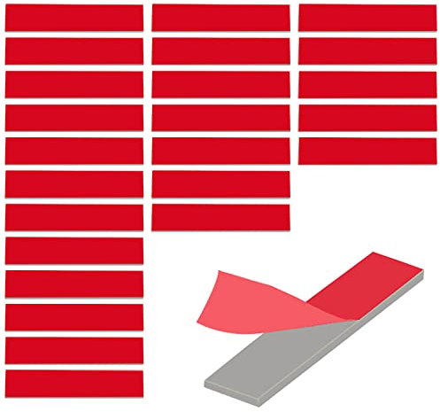 Klebepads für Nummernschilder, doppelseitig, 24 Stück