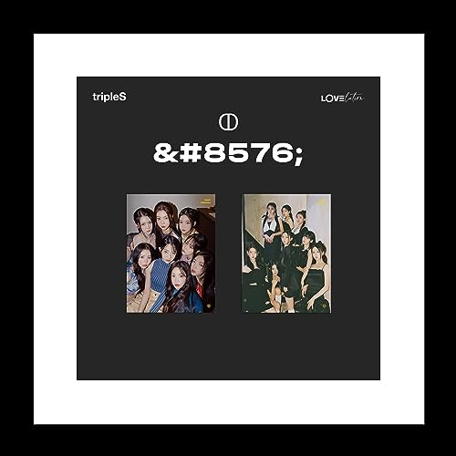 tripleS LOVElution MUHAN ↀ Mini Album CD+Booklet+Special class objekt+Sticker+Folded poster on pack+Clear postcard+Card cover sticker+Visual card+Tracking Sealed (SET(A+B))