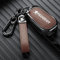 VOLBOZ Coque de Clé de Voiture pour Peugeot 308 207 301 408 508 3008 2008, Étui de Protection pour Clé de Voiture, Housse pour Clé De Voiture, Porte-ClÉS de Voiture Portable Accessoires,B Brown2