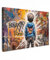 MuchoWow© Wandbilder 90x60 cm Schlafzimmer Deko Leinwandbilder Wohnung Bilder für Wohnzimmer Fotoleinwand Wand Bild auf Leinwand Wall Decor Graffiti - Jungen - Farben - Kunst - Straßen Art