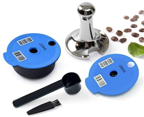 Capsules de café rechargeables en acier inoxydable compatibles avec machines T-assimo