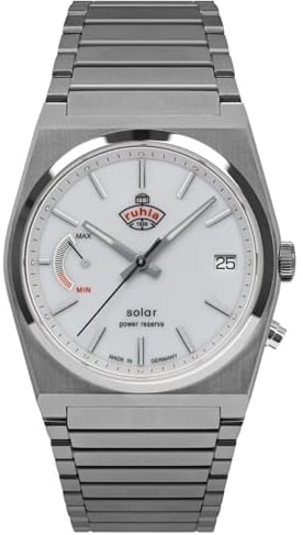 Ruhla Herrenuhr Space Control Solar Weiß 4640M1