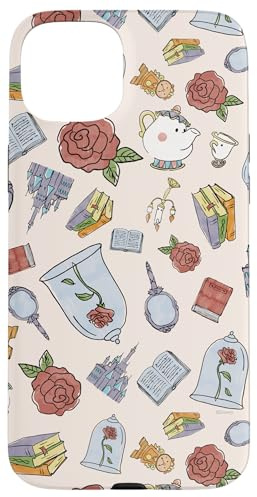 Disney Beauty and The Beast Enchanted Castle Print Case for iPhone 15 Plus