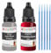 SCOOBYS PAINTS BACK IN THE MIX Touch Up Paint For Jaguar Firenze/Italian Racing Red Cah Scratch Stone Chip Repair With Grey Primer