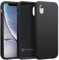 AUKASE Silikon Case für iPhone XR Hülle, Premium Silikon Handyhülle, weichem Mikrofaser-Innenfutter Stoßfestes,Flip Case Kompatibel mit (Schwarz, iPhone XR)