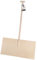 KOTARBAU® Pala quitanieves con mango de madera, 75 x 38 cm, pala de nieve de madera contrachapada, pala de nieve infantil para nieve, con mango de madera