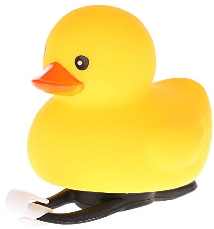 Kleine gelbe Ente Fahrradklingeln für Scheinwerfer, Mountainbike, Lenker, Cartoon-Fahrradausrüstung, Fahrradzubehör, Fahrradzubehör für Fahrrad, Herren, Damen, Rennrad, für Lenker, Schwungradkette