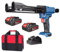 Generic Cordless Electric Caulking Gun with LED Lighting for Makita 12V li-ion battery - Handheld Rechargeable Glue Gun for Cement and Glass Adhesive Sealant