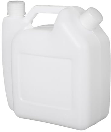 LearnLyrics Bidon de mesure d'huile, bouteille d'huile moteur, réservoir supplémentaire d'huile mélangée de 1,5 l - Bidon d'huile moteur pour tronçonneuse, débroussailleuse motorisée 25:1/50:1