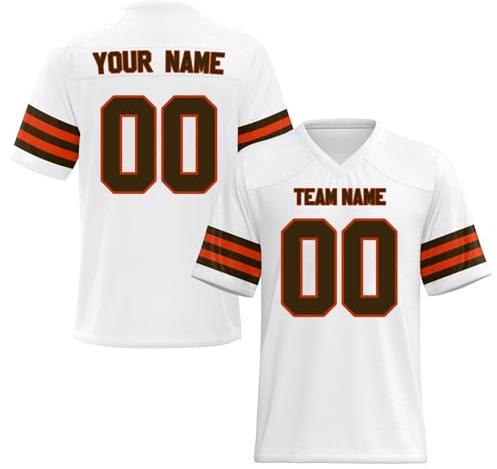 Yunshenla Personnalisé Maillot de Football Américain T Shirt Sport Maillot Rugby Personnalisable avec Nom et Numéro Homme Femme Enfant Tshirts Equipe de France T-Shirts Personnalisé(#39)