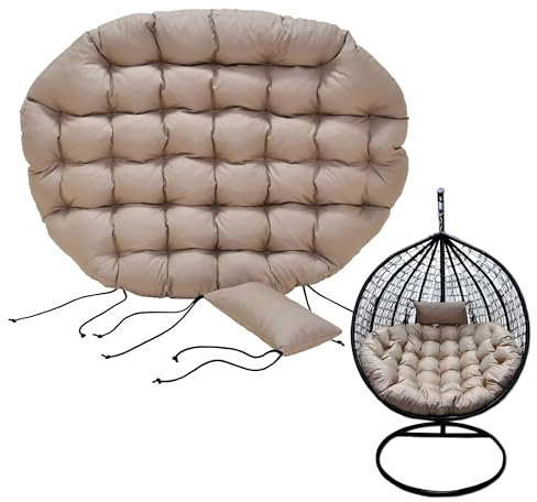 nana shop Großes Gartenkissen, Cocoon-Sesselkissen, Hängesesselkissen, Schaukelkissen, Gartenkissen