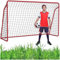 KRUMAD Fußballtor Kinder, Tragbares Tor aus Stahl mit Netz und Bodenankern, Fussballtore für Garten Kinder & Outdoor Training, Wetterfest & Stabil