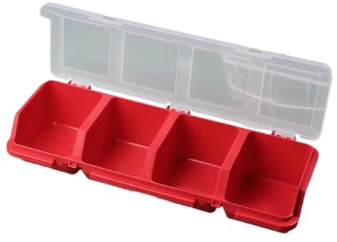 GMBYLBY Sorting Box Multi-Compartment Organizers Tool Part Container Bin With Lid Display Storage Case Enduring